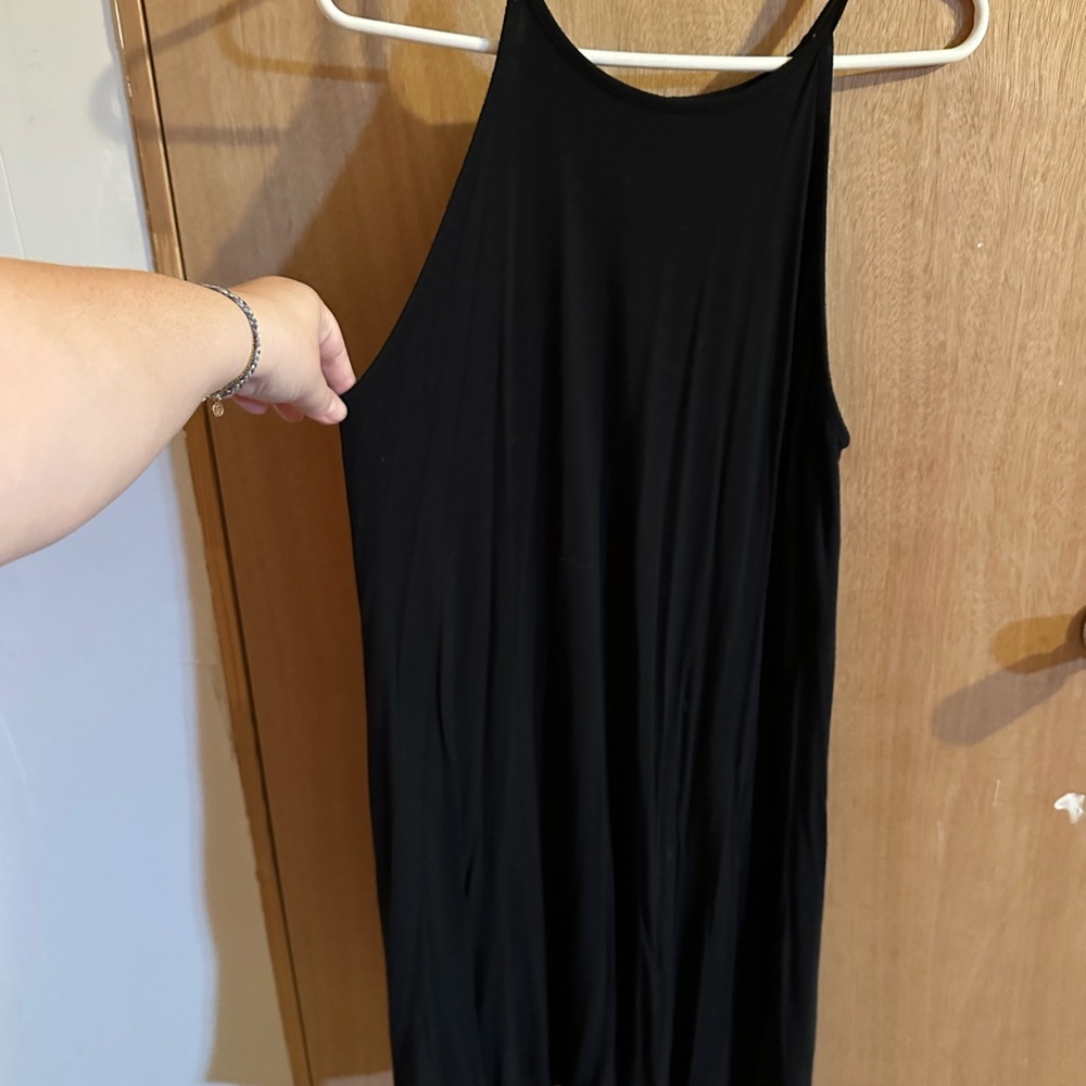 Old Navy Black Swing Dress